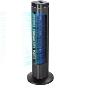 29 Inch Smart Tower Pedestal Fan Electric Air Cooler Feature Powerful Cooling 90 Degree Oscillation Bladeless Tower Fan