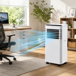 290 Sq.ft 3 in 1 Air Conditioner Fan Without Installation Room Smart Portable AC Unit 7000 BTU Portable Air Conditioner