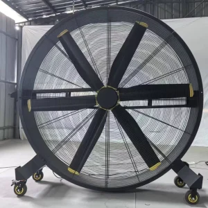 2m Iron Shell Vertical Fan High Airflow for Mall Workshop Warehouse Ventilation Human Cooling Industrial Exhaust Fan