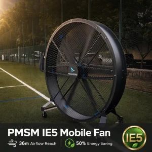 2m PMSM Mobile Fan with Custom Colors for Industrial Distributors