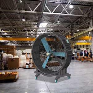 3 Blades 1m 1.5m 2m Industrial Ceiling Fan with Permanent Magnet Brushless Motor Gearbox Aluminum Alloy Industrial Ventilation