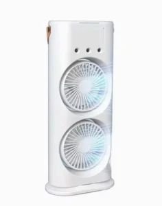 3 Hole Spray Humidification Movable Silent Air Cooling Fan Rechargeable