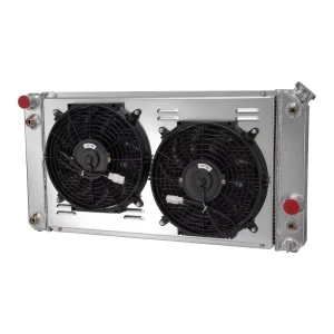 3 Row Radiator With Shroud Fan for Chevy Blazer S10 GMC Jimmy Sonoma 4.3L