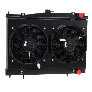 3 Row Radiator with Shroud Fan for Nissan Skyline R33 R34 GTS GTS-T GTT GTR RB25DET MT