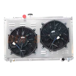 3 Rows Aluminium Radiator Shroud Fan Relay for TOYOTA MARK II JZX100 1JZ GTE L4 2.5L