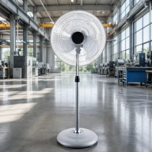 3 Speed Industrial Floor Household Adjustable Height Large Powerful Electric Cooling Portable 18 Inch Metal Blade Pedestal Fan