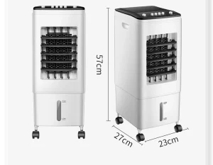 3 Speeds Bladeless Air Purifier Cool Fan Water Capacity Electric Cooling Free Standing Air Cooling Fan