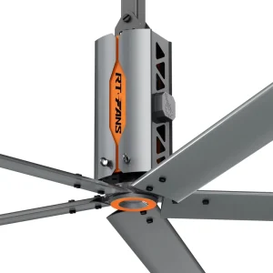 3.3M 11FT HVLS Commercial Industrial Ceiling Fan Gear Motor VFD Control Retail Shop