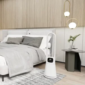 30/60/90/120 Degree Oscillating 20 Speeds Cooling Smart Leafless Fan Air Circulator Tower Fans Bladeless Fans