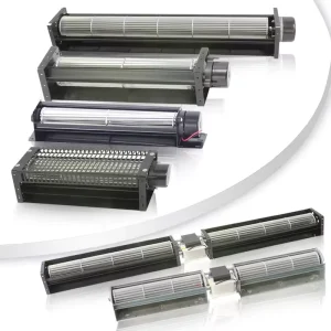 30-65mm Motor AC DC Tangential Fans Large Air Volume Low Noise Cross Flow Fan Cooling Tangential Fan