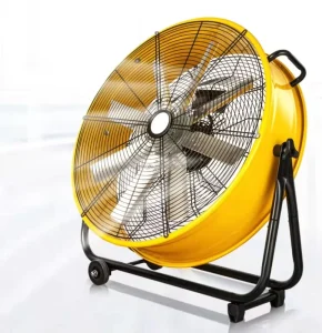 30″ High Velocity Industrial Drum Fan Metal Housing Blades Floor Fan Heavy Duty Industrial Floor Drum Fan HJ 30ID