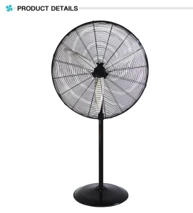 30 Inch Air Cooling Metal Stand Floor Fan Electrical Industrial Metal Fan