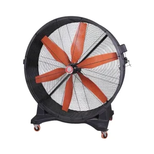 30 Inch Electric Hand Propelled Mobile Industrial Axial Flow Fan Five Plastic 400W ODM Customizable Large Scale Strong Wind