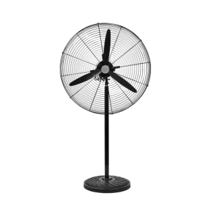 30 Inch Industrial Floor Fan Durable Plastic Refrigeration Appliances Cold Wind Standing Fan Oscillating Energy Efficient Class
