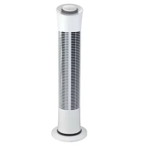 30″ Plastic Tower Fan with Electric Air Cooling for Household and Hotel Use Floor Mounted