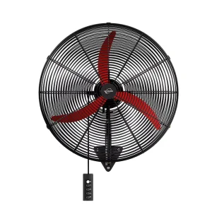 30 inch Plastic Industrial Wall mounted Fan Black Electric High Airflow High Power Fan Energy Efficient Class A+++ Factory