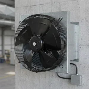 300mm External Rotor Motor Axial Fan 220V 380V 50Hz Single Phase 12 Inch Grid Exhaust Fan