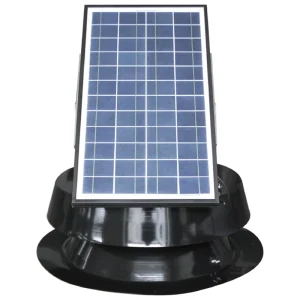 30W Solar Attic Fan Roof Mounted Ventilation Fan Max 1853 CFM 2300 Sq ft Area Residential House Ventilation