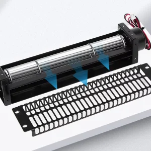 30mm DC24V 12V Brushless Aluminum Cross Flow Fan 198x16mm 150x16mm Ball Bearing Refrigerator Display Case Air Circulation OEM