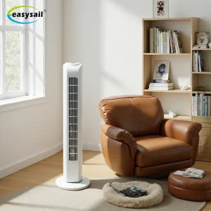 32 Inch Silent Tower Fan Intelligent Remote Control Strong Floor Style Bladeless Tower Fan Summer