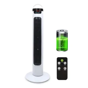 32 Inch Tower Fan Cooler Mechanical Control Silent Bladeless Air Conditioning Tower Pedestal Fan Air Blower HJ 32CFR1