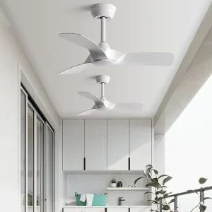 32″ Modern Smart Ceiling Fan with Pure Copper Energy-Efficient Motor Tech Remote-Controlled