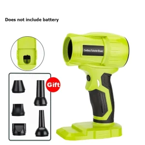 350W Jet Blower 18V Battery Brushless Violent Turbo Fan for Dewalt Milwaukee Makita Bosch Ryobi Air Blower Turbo Dust Blowing