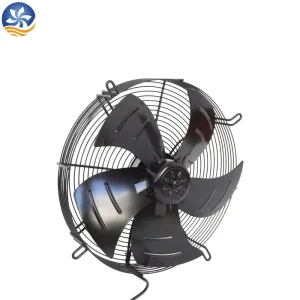 350mm Low Noise Energy Saving External Rotor Industrial Exhaust AC Axial Fan Stainless Steel Blades Ball Bearing 2500