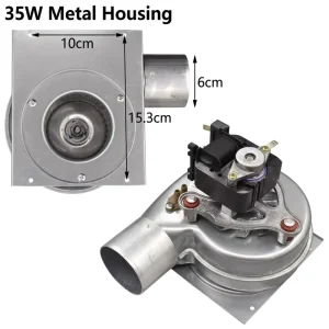 35W AC Wall Hung Gas Boiler Exhaust Fan Motor Iron Shell Pure Copper Winding Flue Vent Blower Natural Water Heater Parts
