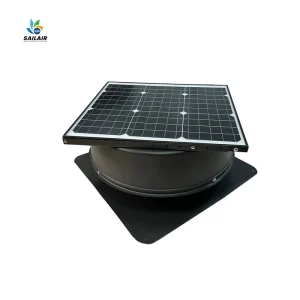 35W Industrial Solar Roof Exhaust Fan with Ball Bearing DC Ventilation Fan for Factory Warehouse