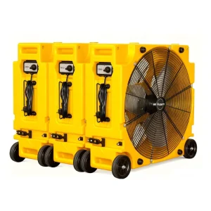 36” Heavy Duty Ventilation Fans Roto Molded Drum Fan 1 2HP Industrial Standing Fan High Airflow Blower Workshop Ventilation Fan