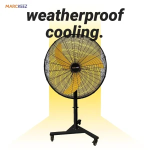36 Inch IP54 Waterproof Dustproof Stand Fan High Speed Low Noise Large Airflow Timing Rotatable Industrial Fan