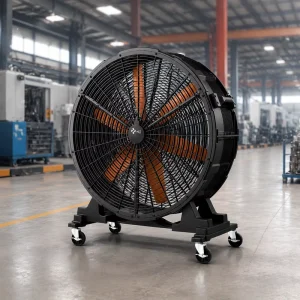 36 Inch New Design 36 Inch Brushless EC Motor Low Noise 45 63dB Portable Industrial Stand Fan for Workshop Garage Warehouse