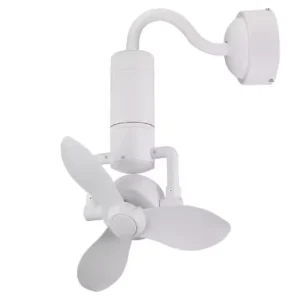360 Adjustable Angle Indoor Ceiling and Wall Fan with 3 PCS ABS Plastic Blades Electric Air Cooling Mini Fan for Indoor Use