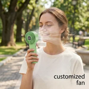 3600mAh Handheld High Speed Fan USB Rechargeable Portable Mini Fan 100 Speed Electric Fan for Outdoor Use Digital Display