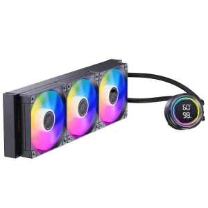 360mm AIO Liquid CPU Cooler ARGB Silent PWM Fans Triple Row Water Cooling Radiator for Desktop Cooler