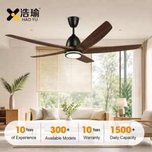 #3643 56 Inch ABS Blades Modern Decorative LED Ceiling Fans with Remote Control Optional Tuya Smart Silent BLDC Motor for Home