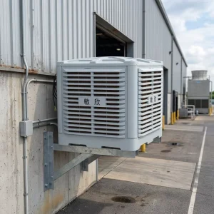 380V 50Hz 1.5KW 25000m³ h 35L H Industrial Wall Mounted Air Cooler Fan Water Air Cooler