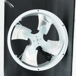 380V AC Electric External Rotor Cross Flow Axial Fan Ball High Speed Aluminum Blade Vertical Cooling for Industrial Cooling