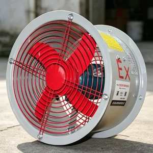 380V CBF Electric Explosion proof Axial Flow Fan Aluminum Ball Bearing OEM Industrial Customized Ventilation Exhaust IIB Spray