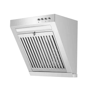 380mm Electric Mini Range Hood Stainless Steel Housing 5 Layer Filter Compact Kitchen Exhaust Fan Under Cabinet Cooker Hood