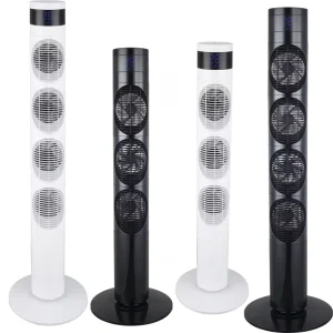 39 Inch Circulating Tower Fan 360 Degree Big LED Display DC Fan