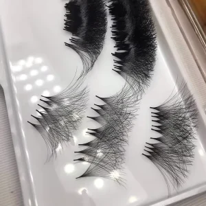 3D-20D Loose Mink Premise Soft Promade Volume Fans Loose Long Stem Handmade Silk Premade Lash Extension Loose Fans