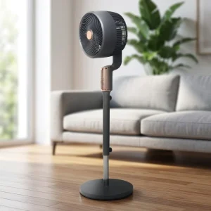 3D Air Circulator Standing Fan with Remote Control Timer 1-12 Hours