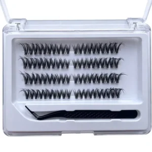 3D Handmade Segmented Eyelashes Volume Fans False Lashes Wispy Eyelash Extensions DIY Cluster Lashes