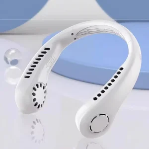 3Speed Neck Hanging Fan Rechargeable USB Personal Cooling Fan Plastic Wearable for Home Outdoor Use OEM ODM