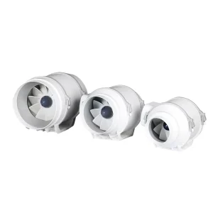 4 12 Inch Ball Bearing Silent Powerful Hydroponic Embedded Duct Axial Fan Heating Cooling Planting Tent Ventilation HVAC System