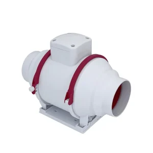 4″ 6″ 8″ 10″ 12″ 220V 240V Silent White PP Double Ball Bearing 100% Copper Motor Axial Flow Duct Fan OEM