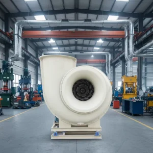 4 72 OEM Anti Corrosion Industrial High Pressure Centrifugal Blower Extractor Fans 330W 1500m h Fiberglass 50Hz AC