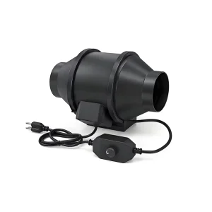4 8 Inch EC Inline Duct Fan Extractor Plastic Housing Silent Operation High Airflow for Home Exhaust Ventilation Custom OEM